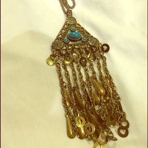 Boho chic necklace