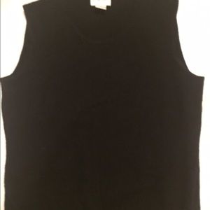 Black Cashmere vest from Neiman Marcus