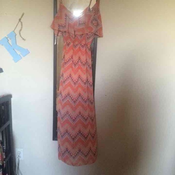 Tribal maxi dress