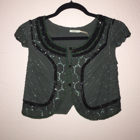 Beaded shawl from urban outfitters.