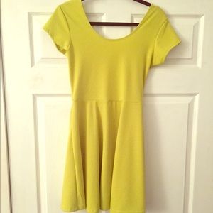 Short Sleeve Fit and Flare Dress