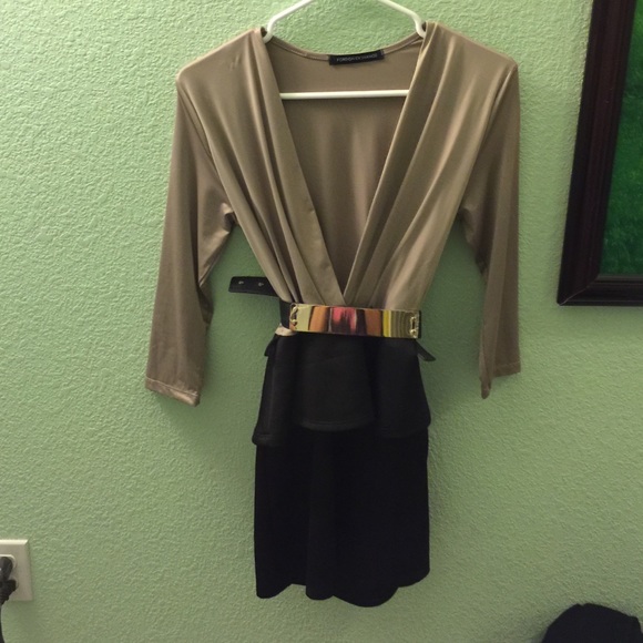 Deep V Plunge Dress