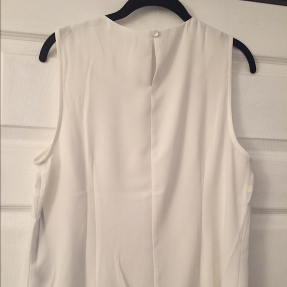 NEW White Tank Blouse - Picture 3 of 3