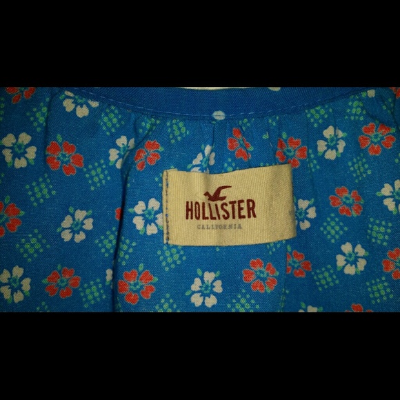 Hollister peasant top brand new no tag cute - Picture 3 of 4