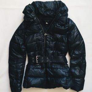 Black Zara Down Jacket