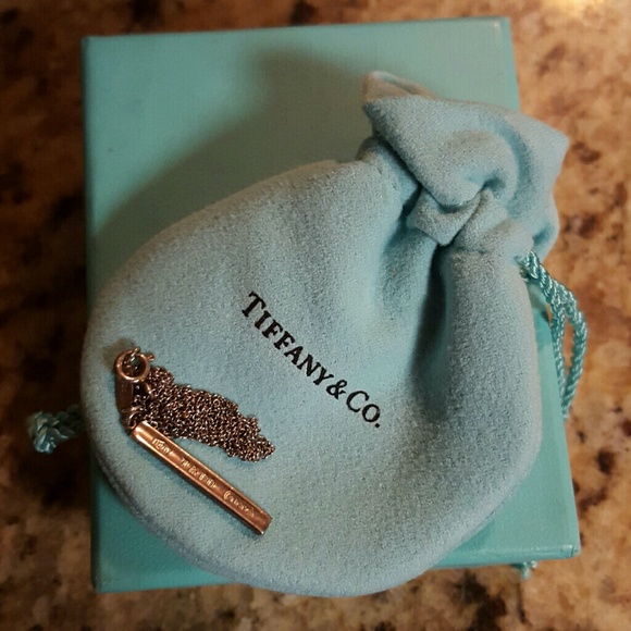 Authentic Tiffany & Co rod necklace