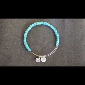 Expandable Aquamarine beaded Adjustable Bracelets