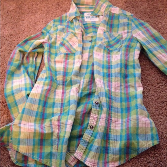 Plaid button up