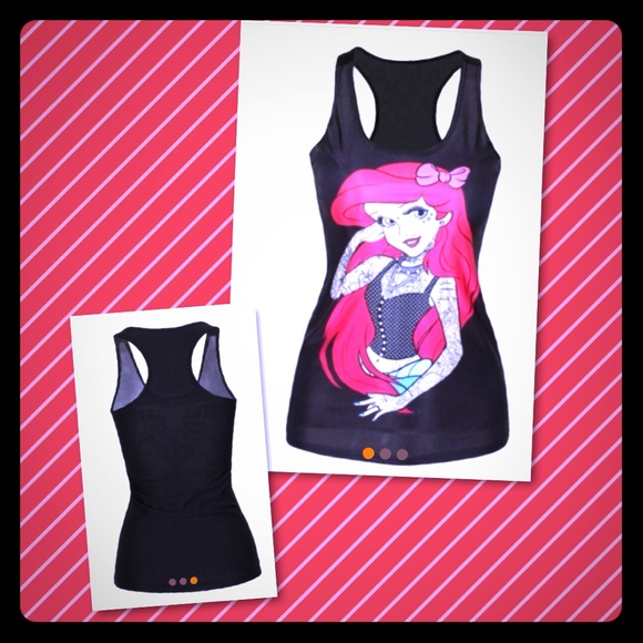 Disney little mermaid tank top