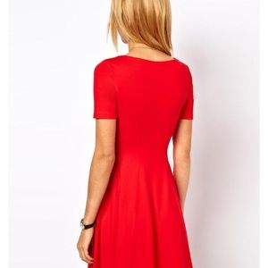 Red Sweetheart Dress