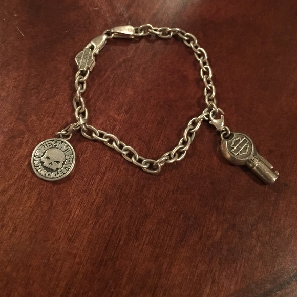Harley Davidson Jewelry - Harley Davidson charm bracelet with charms