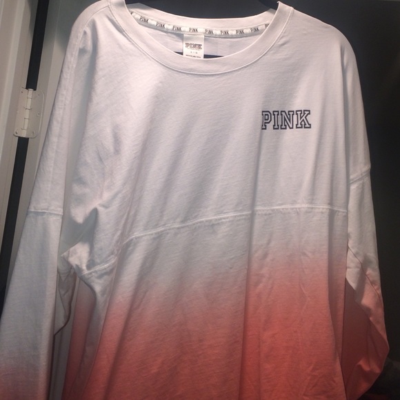 VS Pink Ombré Crewneck