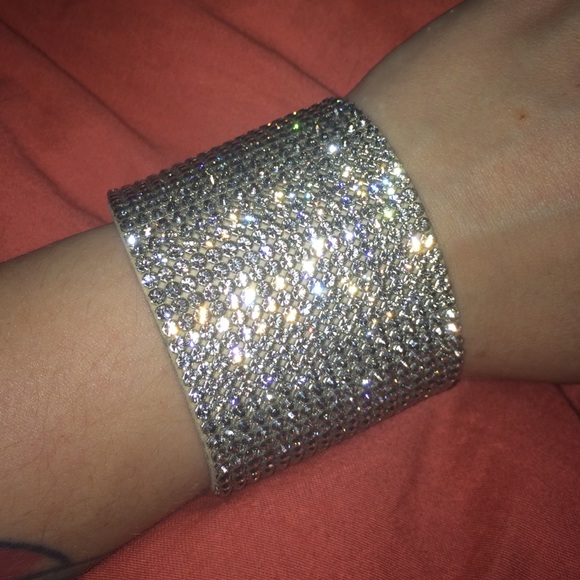 Swarovski bracelet.
