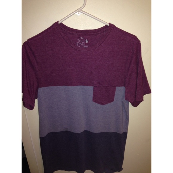 Mens striped pocket shirt