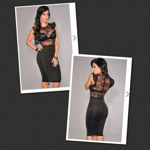 Lace/ pencil skirt dress