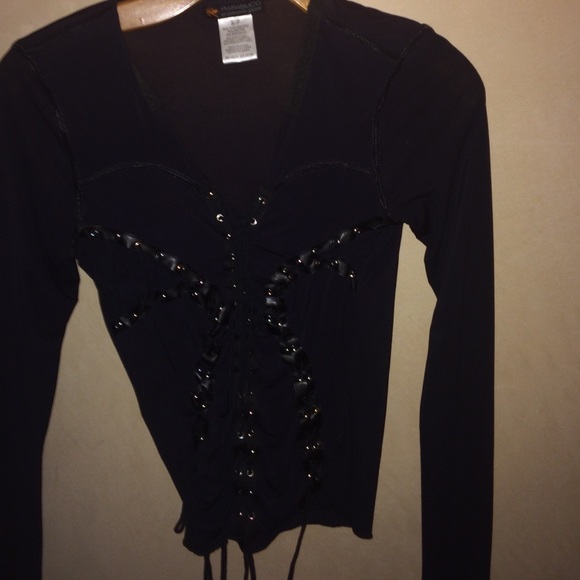 Parasuco Tops - Long sleeve blouse, with loop strings Parasuco Tops - Long sleeve blouse, with loop strings