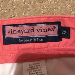 Coral Men's Vineyard Vines Shorts