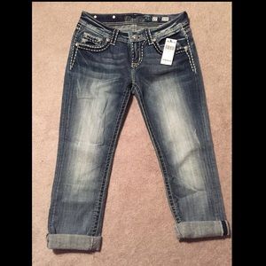 NWT Miss Me capri jeans