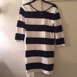 Striped bodycon dress SZ Medium