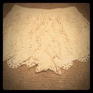 NWOT JOIE Crochet Lace Shorts XS