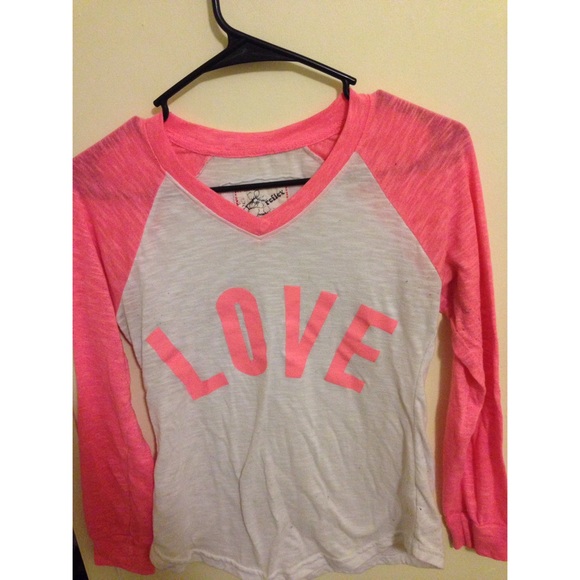 Women's love baseball tee
