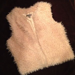 Faux fur vest