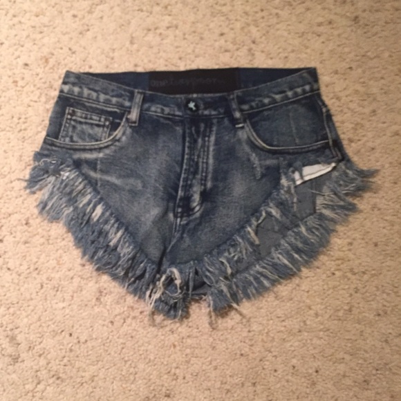 One Teaspoon rollers in dark wash