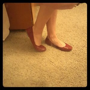 Red Ballet Flats