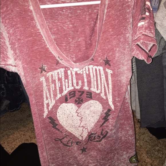 Affliction burnout tee