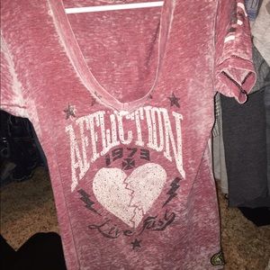 Affliction burnout tee