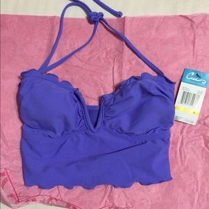New bikini top M purple