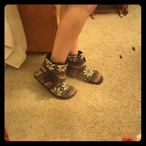 Fuzzy Tribal Boots