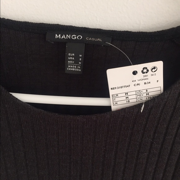 Mango Ribbed Long Dress - Picture 4 of 4