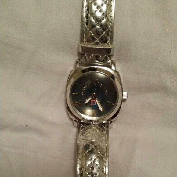 Dooney and Burke silver watch