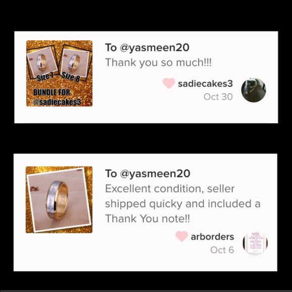 New 18K Gold  "FOREVER LOVE" Ring - Picture 4 of 4