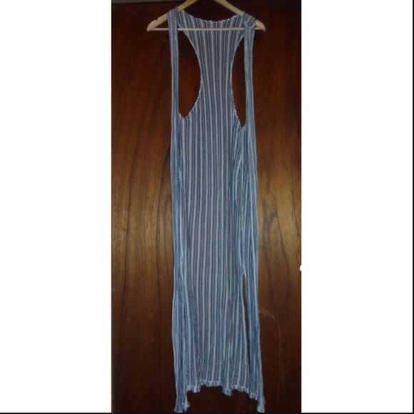 Long cardigan with cuts on the side