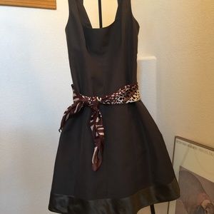 J Crew Dress Cocoa Fit & Flare Dress Sz 6P