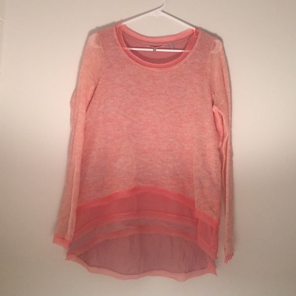 NEW Anthropologie Pink Sweater