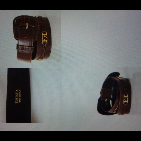 ESCADA Crocodile Detail Belt main image 4