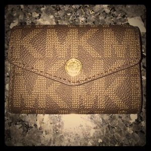 Michael Kors logo wallet. Never used!