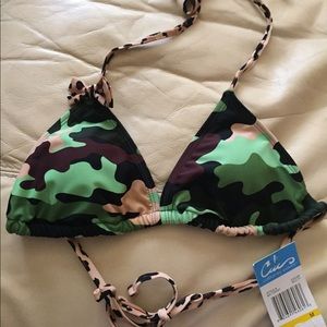 New top bikini size M army .. Camouflage green