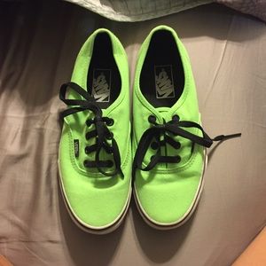Neon Green Vans