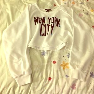 new york crop top