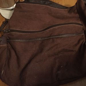 Brown shoulder bag