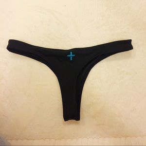 Limited edition black Coulbourne bikini bottom
