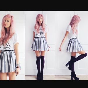 American Apparel Skirts - *New* American Apparel wide stripe circle skirt American Apparel Skirts - *New* American Apparel wide stripe circle skirt