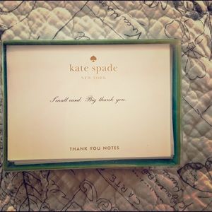 Unique Kate Spade thank you notes