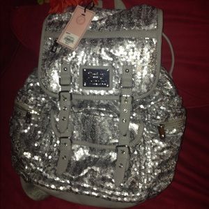Back pack , silver !