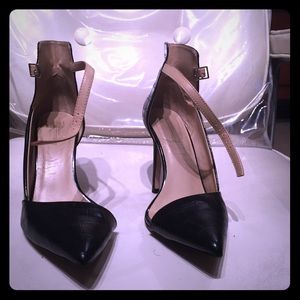 zara heals with ankle strap