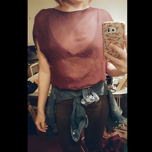 American Apparel Chiffon top